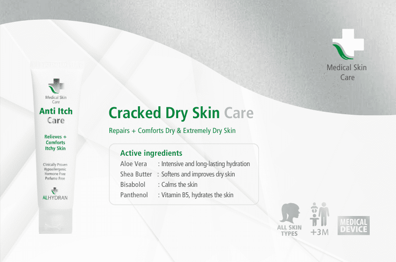 Alhydran Cracked dry skin care 4